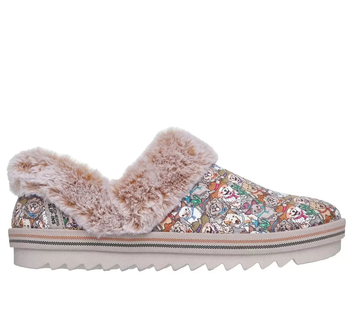 Skechers Slip-ins: BOBS Cozy Kiss – Doggy Derby