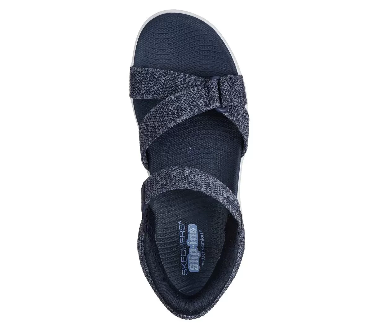 Skechers Slip-ins: GO WALK Massage Fit Sandal – Heather Skechers Slip-ins: GO WALK Massage Fit Sandal – Heather