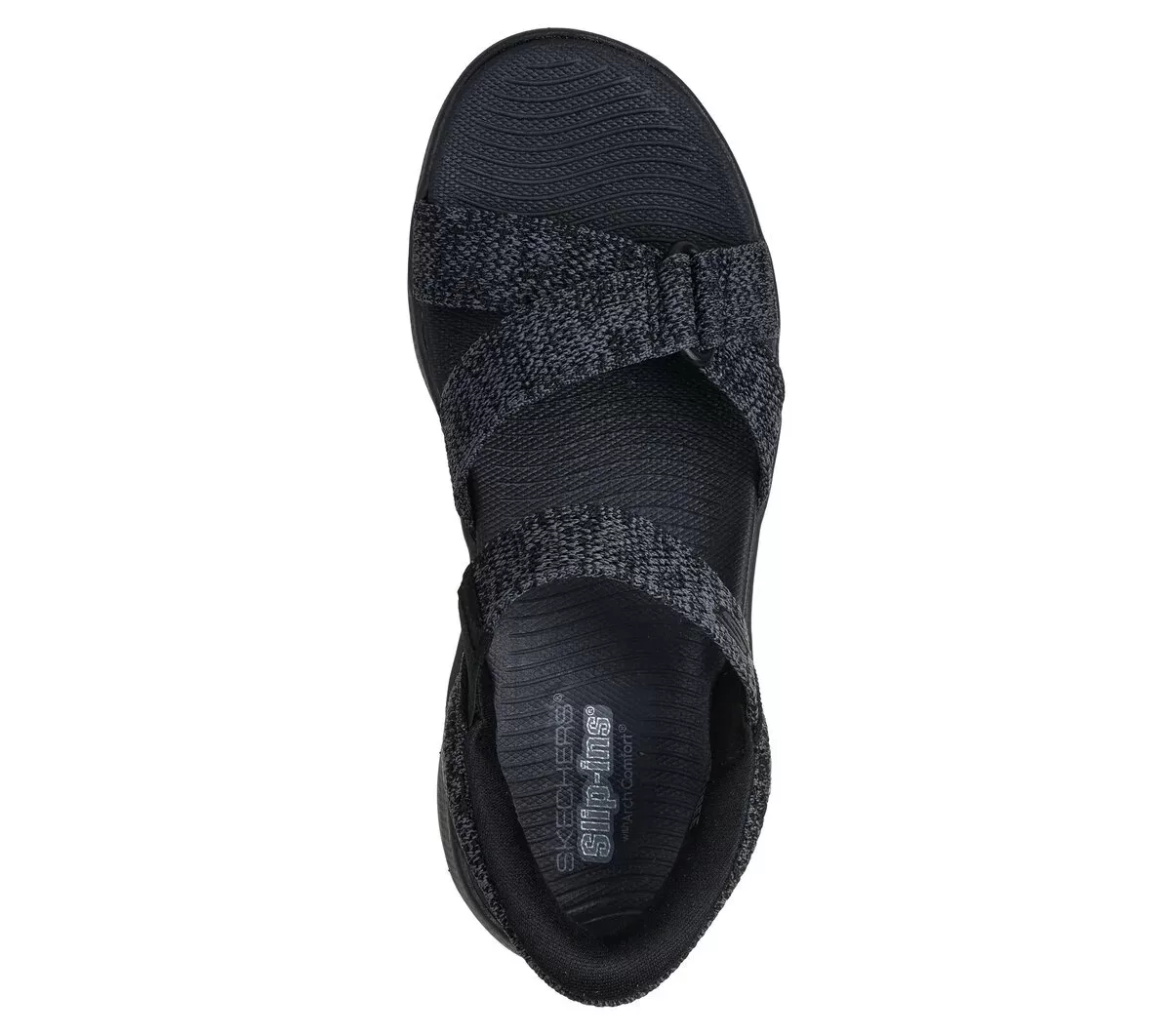 Skechers Slip-ins: GO WALK Massage Fit Sandal – Heather Skechers Slip-ins: GO WALK Massage Fit Sandal – Heather
